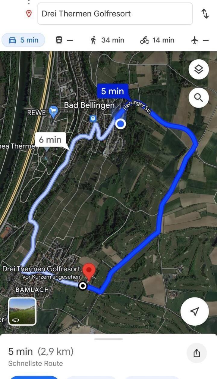 Appartamento Vogesenblick Bad Bellingen Esterno foto